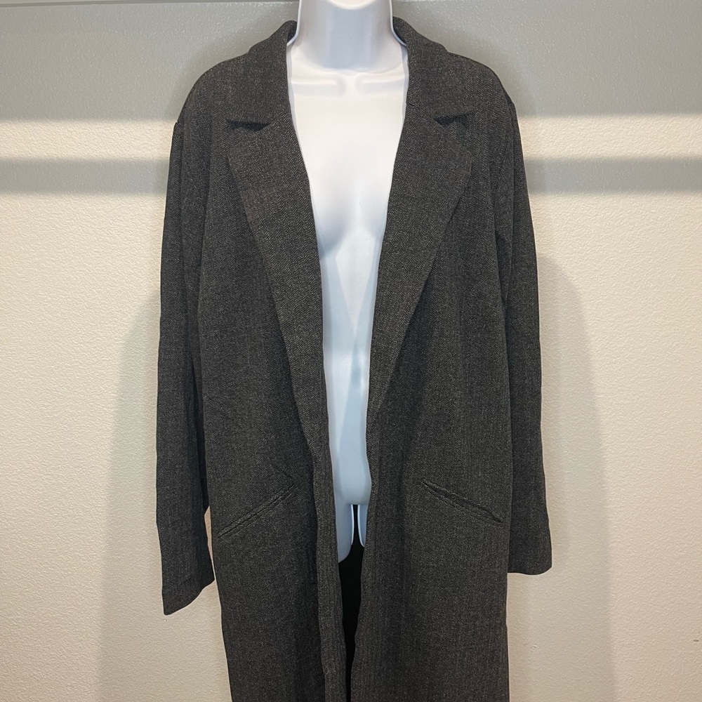 Dark Gray Peacoat - image 1